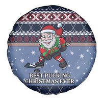 Santa Hockey Best Pucking Christmas Spare Tire Cover DT04 - Wonder Print Shop