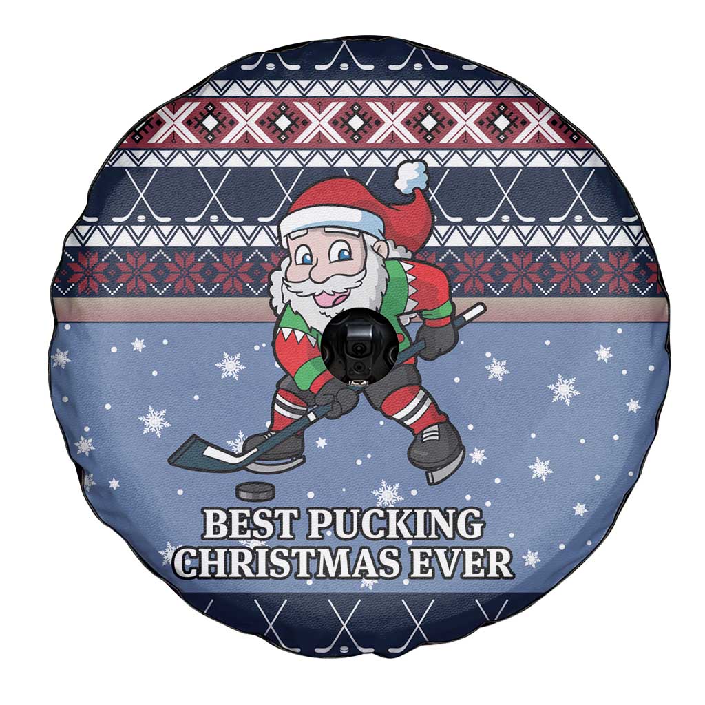 Santa Hockey Best Pucking Christmas Spare Tire Cover DT04 - Wonder Print Shop