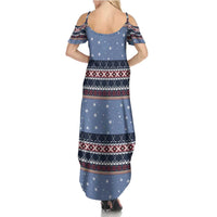 Santa Hockey Best Pucking Christmas Summer Maxi Dress DT04 - Wonder Print Shop