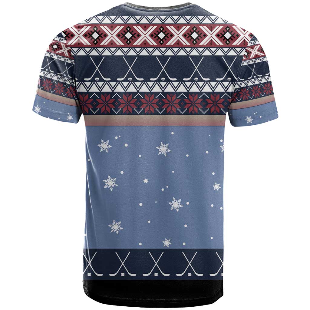 Santa Hockey Best Pucking Christmas T Shirt DT04 - Wonder Print Shop
