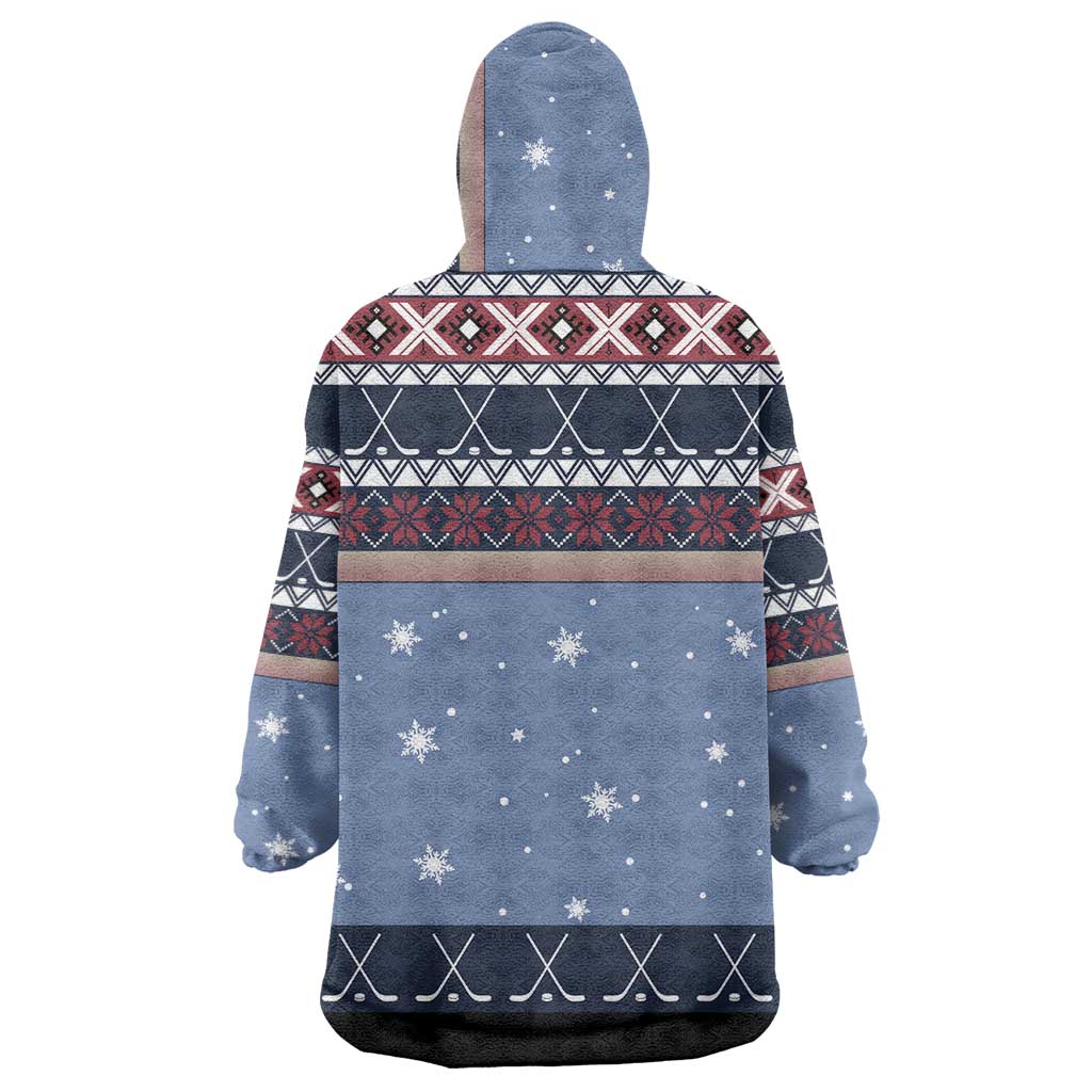 Santa Hockey Best Pucking Christmas Wearable Blanket Hoodie DT04 - Wonder Print Shop
