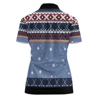 Santa Hockey Best Pucking Christmas Women Polo Shirt DT04 - Wonder Print Shop