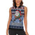 Santa Hockey Best Pucking Christmas Women Sleeveless Polo Shirt DT04 - Wonder Print Shop