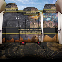 Ancient African Achievements Back Car Seat Cover Egyptian Pyramids Galaxy