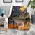 Ancient African Achievements Blanket Egyptian Pyramids Galaxy