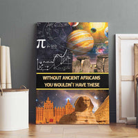 Ancient African Achievements Canvas Wall Art Egyptian Pyramids Galaxy