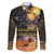 Ancient African Achievements Family Matching Short Sleeve Bodycon Dress and Hawaiian Shirt Egyptian Pyramids Galaxy