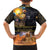 Ancient African Achievements Family Matching Summer Maxi Dress and Hawaiian Shirt Egyptian Pyramids Galaxy