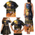 Ancient African Achievements Family Matching Tank Maxi Dress and Hawaiian Shirt Egyptian Pyramids Galaxy