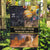 Ancient African Achievements Garden Flag Egyptian Pyramids Galaxy