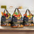 Ancient African Achievements Grocery Bag Egyptian Pyramids Galaxy