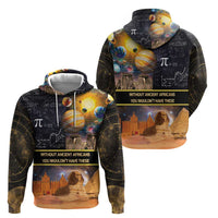 Ancient African Achievements Hoodie Egyptian Pyramids Galaxy