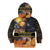 Ancient African Achievements Kid Hoodie Egyptian Pyramids Galaxy