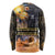 Ancient African Achievements Long Sleeve Shirt Egyptian Pyramids Galaxy