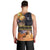 Ancient African Achievements Men Tank Top Egyptian Pyramids Galaxy