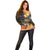 Ancient African Achievements Off Shoulder Sweater Egyptian Pyramids Galaxy