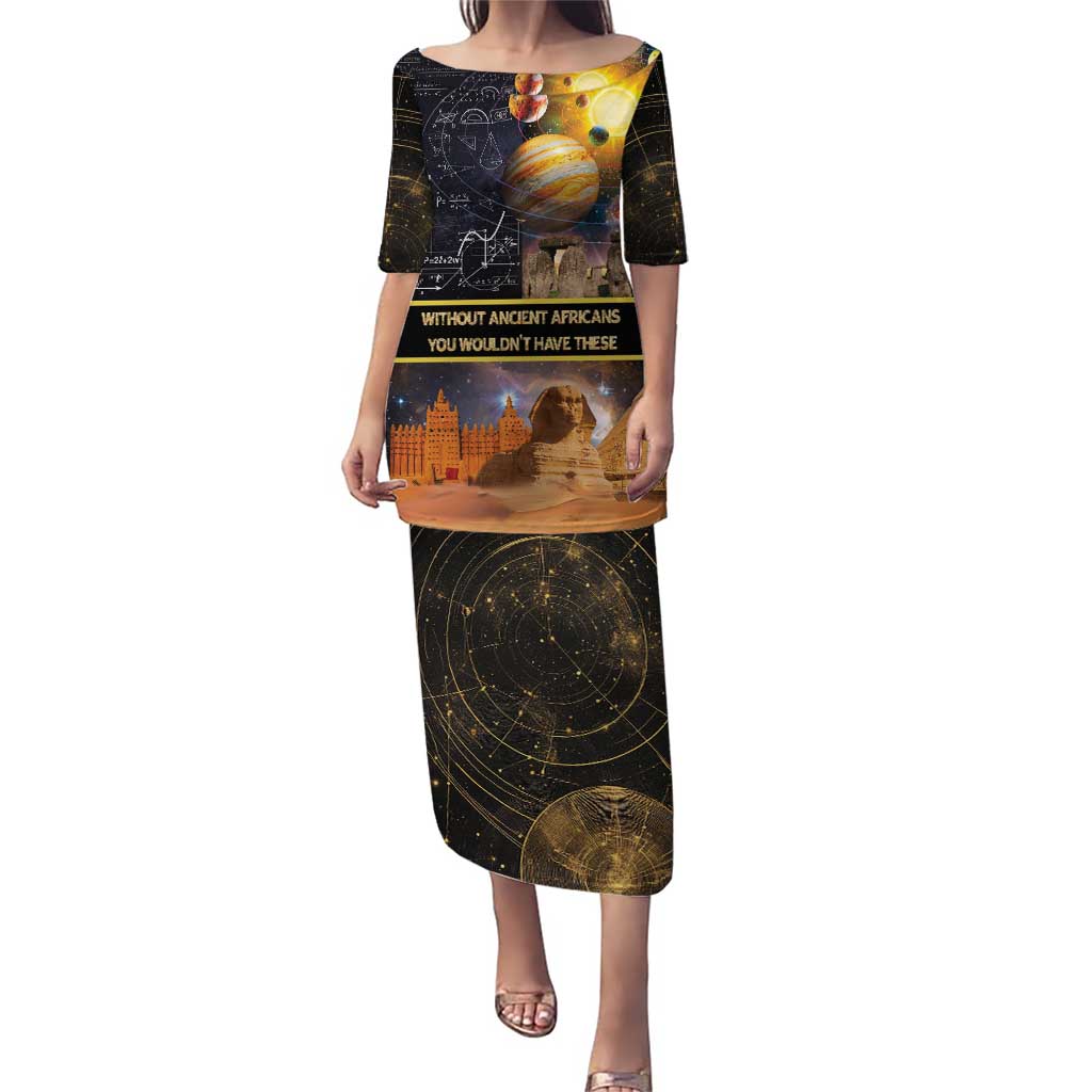 Ancient African Achievements Puletasi Egyptian Pyramids Galaxy