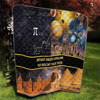 Ancient African Achievements Quilt Egyptian Pyramids Galaxy