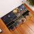 Ancient African Achievements Rubber Doormat Egyptian Pyramids Galaxy