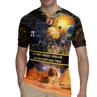 Ancient African Achievements Rugby Jersey Egyptian Pyramids Galaxy