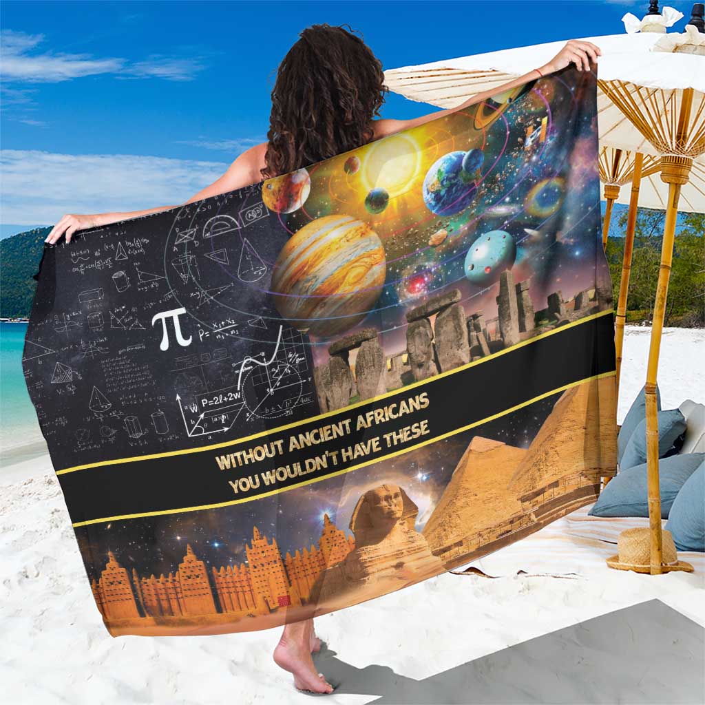 Ancient African Achievements Sarong Egyptian Pyramids Galaxy