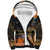 Ancient African Achievements Sherpa Hoodie Egyptian Pyramids Galaxy