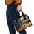 Ancient African Achievements Shoulder Handbag Egyptian Pyramids Galaxy