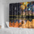 Ancient African Achievements Shower Curtain Egyptian Pyramids Galaxy