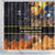Ancient African Achievements Shower Curtain Egyptian Pyramids Galaxy