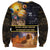 Ancient African Achievements Sweatshirt Egyptian Pyramids Galaxy