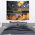 Ancient African Achievements Tapestry Egyptian Pyramids Galaxy