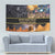 Ancient African Achievements Tapestry Egyptian Pyramids Galaxy