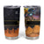 Ancient African Achievements Tumbler Cup Egyptian Pyramids Galaxy