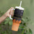 Ancient African Achievements Tumbler With Handle Egyptian Pyramids Galaxy