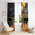 Ancient African Achievements Window Curtain Egyptian Pyramids Galaxy