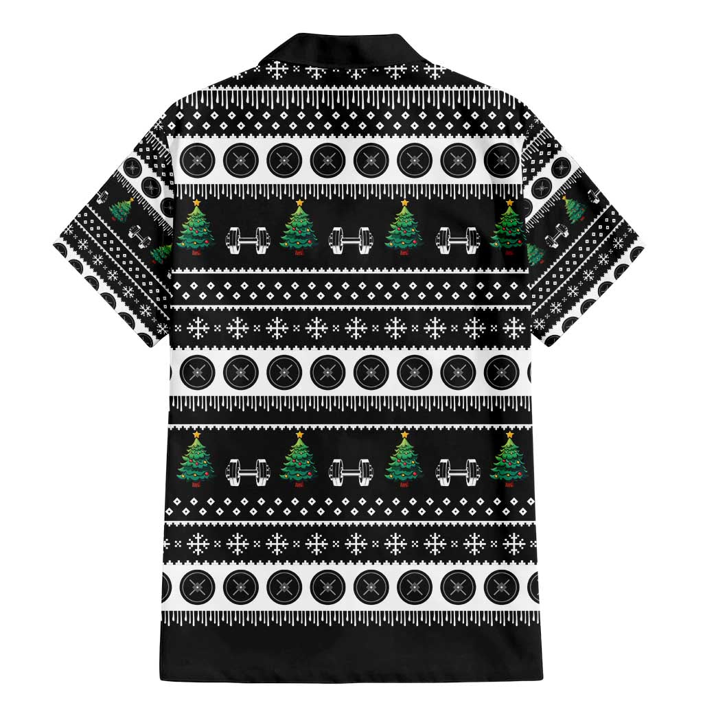 Santa Claus Love Gym Family Matching Mermaid Dress and Hawaiian Shirt Christmas Santa Does Weightlifting DT04 - Wonder Print Shop