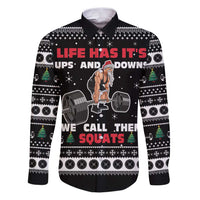 Santa Claus Love Gym Family Matching Puletasi and Hawaiian Shirt Christmas Santa Does Weightlifting DT04 - Wonder Print Shop