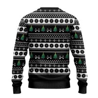 Santa Claus Love Gym Ugly Christmas Sweater Christmas Santa Does Weightlifting DT04 - Wonder Print Shop