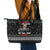 Santa Claus Love Gym Leather Tote Bag Christmas Santa Does Weightlifting DT04 - Wonder Print Shop