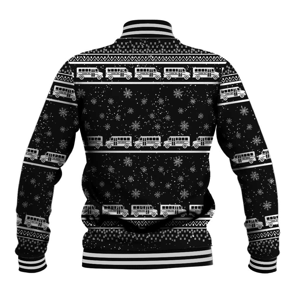 Drive School Bus All Day Baseball Jacket Watch Hallmark Christmas Movies All Night DT04 - Wonder Print Shop