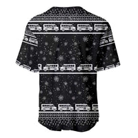Drive School Bus All Day Baseball Jersey Watch Hallmark Christmas Movies All Night DT04 - Wonder Print Shop