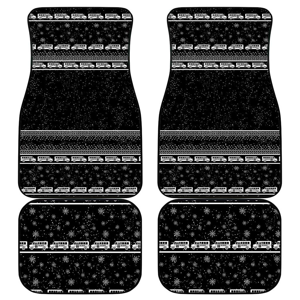 Drive School Bus All Day Car Mats Watch Hallmark Christmas Movies All Night DT04 - Wonder Print Shop