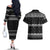 Drive School Bus All Day Couples Matching Off The Shoulder Long Sleeve Dress and Hawaiian Shirt Watch Hallmark Christmas Movies All Night DT04 - Wonder Print Shop