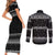 Drive School Bus All Day Couples Matching Short Sleeve Bodycon Dress and Long Sleeve Button Shirt Watch Hallmark Christmas Movies All Night DT04 - Wonder Print Shop