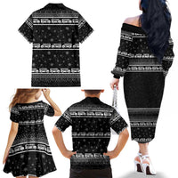 Drive School Bus All Day Family Matching Off The Shoulder Long Sleeve Dress and Hawaiian Shirt Watch Hallmark Christmas Movies All Night DT04 - Wonder Print Shop