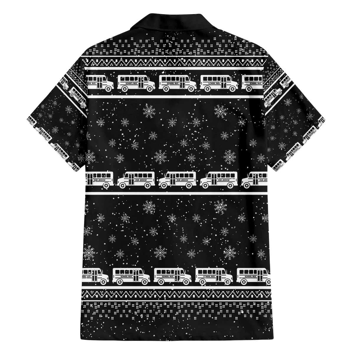 Drive School Bus All Day Family Matching Off The Shoulder Long Sleeve Dress and Hawaiian Shirt Watch Hallmark Christmas Movies All Night DT04 - Wonder Print Shop