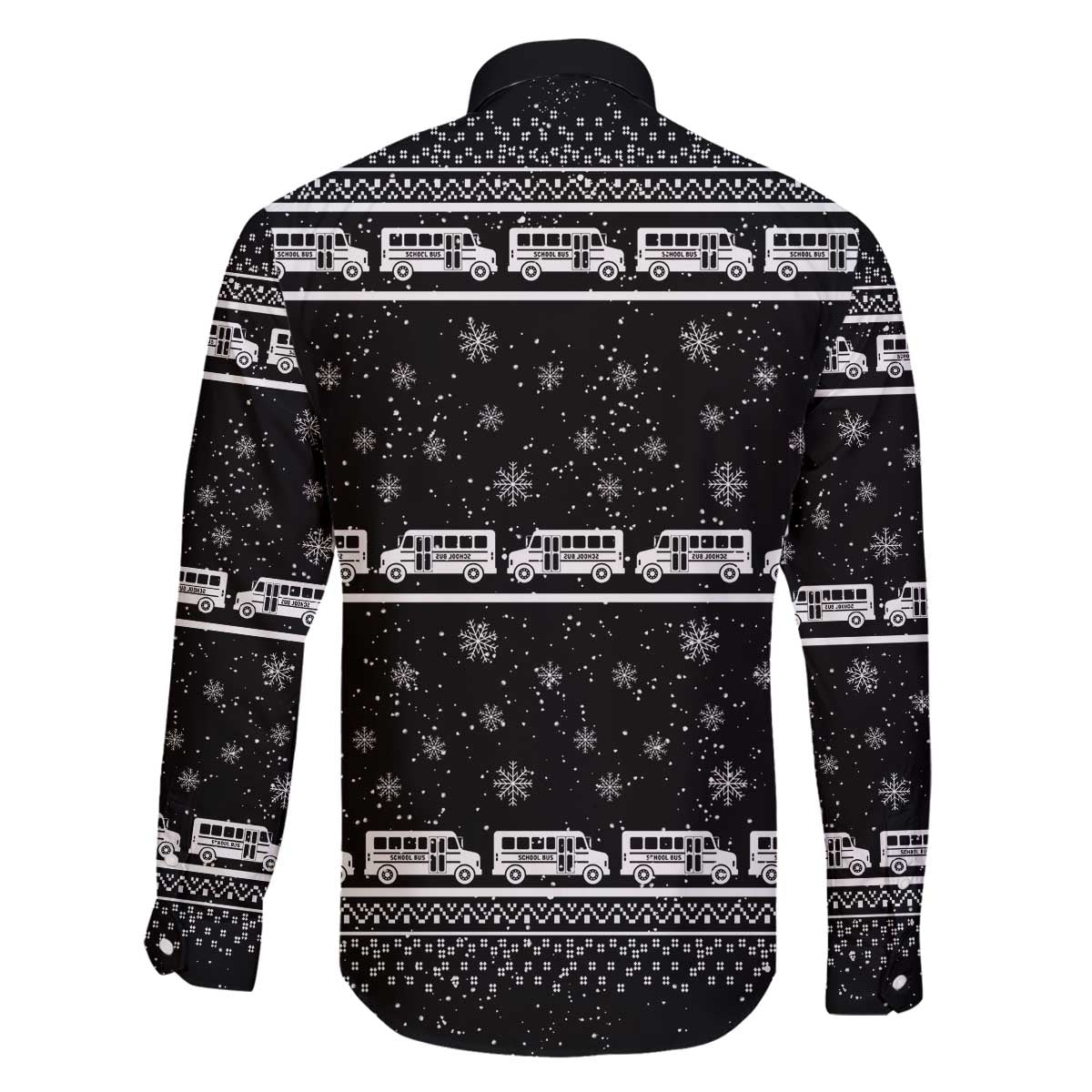 Drive School Bus All Day Family Matching Off The Shoulder Long Sleeve Dress and Hawaiian Shirt Watch Hallmark Christmas Movies All Night DT04 - Wonder Print Shop