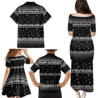Drive School Bus All Day Family Matching Puletasi and Hawaiian Shirt Watch Hallmark Christmas Movies All Night DT04 - Wonder Print Shop