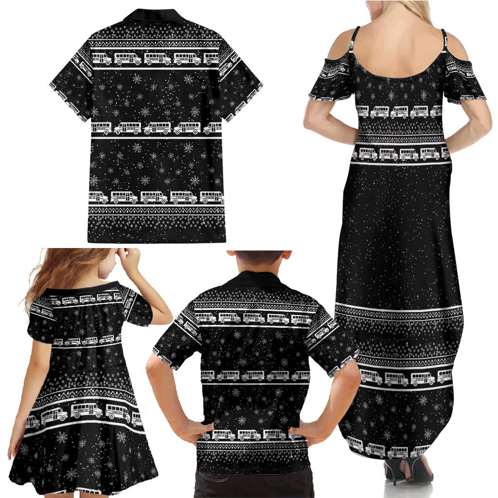 Drive School Bus All Day Family Matching Summer Maxi Dress and Hawaiian Shirt Watch Hallmark Christmas Movies All Night DT04 - Wonder Print Shop