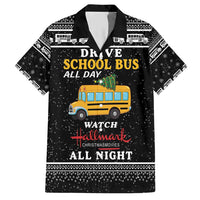 Drive School Bus All Day Hawaiian Shirt Watch Hallmark Christmas Movies All Night DT04 - Wonder Print Shop
